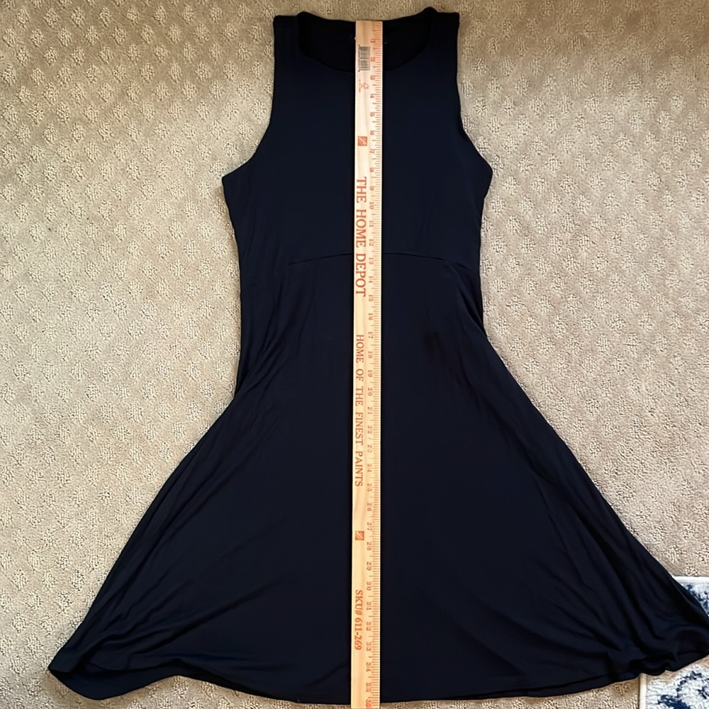 Athleta High Neck Black Tank Dress - Picture 7 of 10